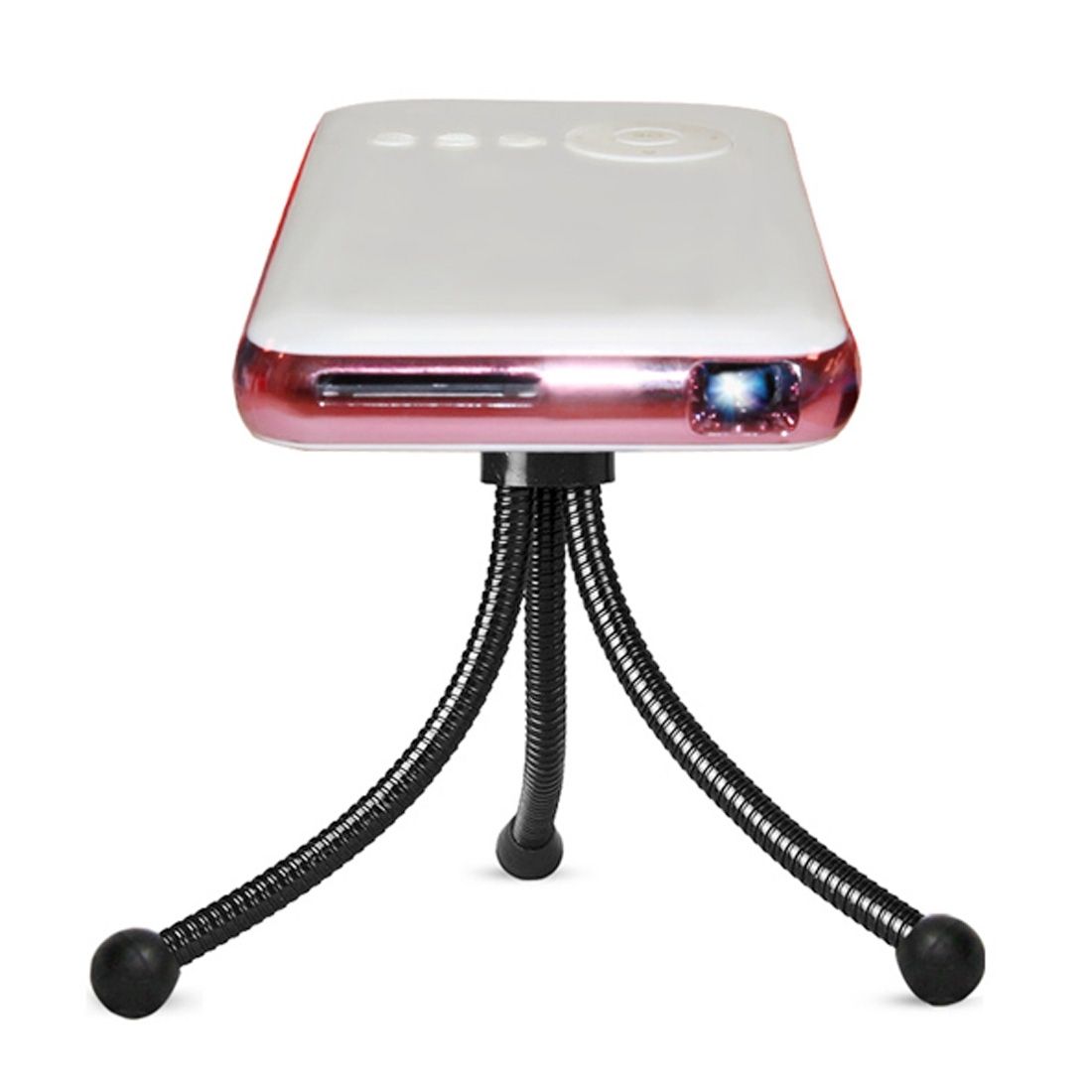 Wejoy DL-S6+ 1000 Lumens 854x480 Smart Mini Projector, RK3128 CPU, 1GB+32GB, Android 4.4, Bluetooth, WiFi, HDM(Rose Gold)