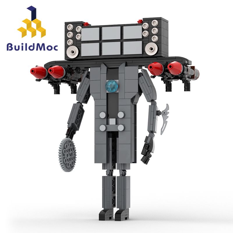 BuildMoc Skibidi Toilet Monitor God Titan TV Man Building Blocks Set Cameraman