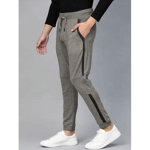 Plain Grey Jogger With Black Line Pant