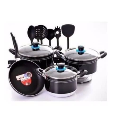 Non-stick Cookware Sets With Cooking Spoons