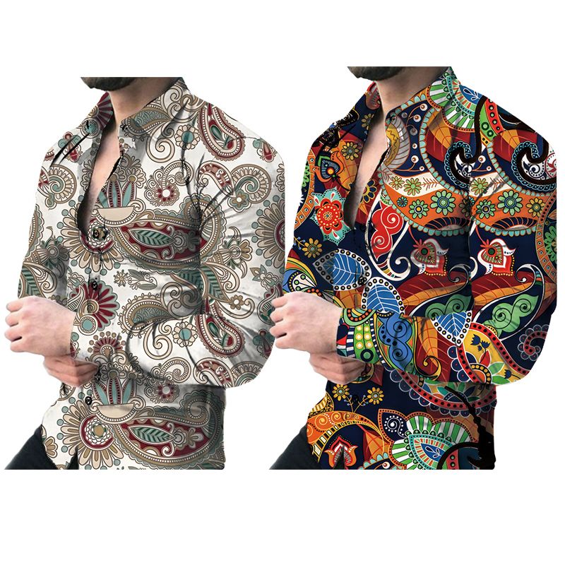 2-in-1 Men's Long Sleeve Shirts