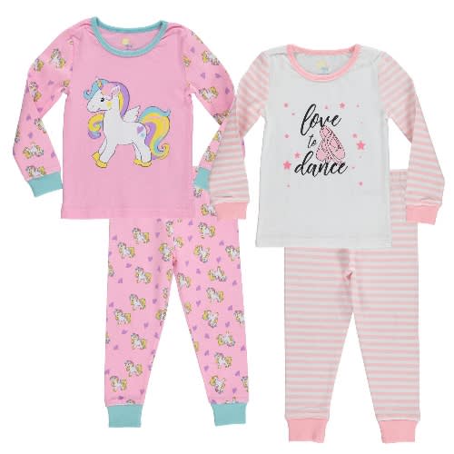 Unicorn Dance Girls Slim Fit Pyjamas Sleepwear ( Size Runs Small) - Order 2 Sizes Up