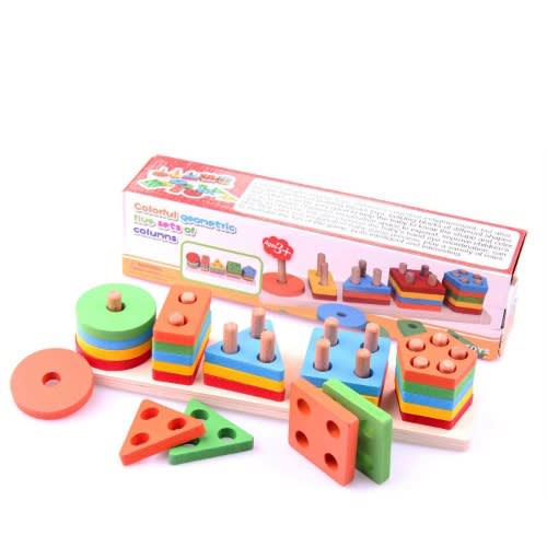 Montessori Wooden Geometry- Ages3