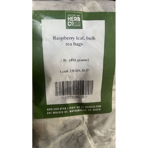 Raspberry Leaf Tea Bags Bulk 200 Teabag