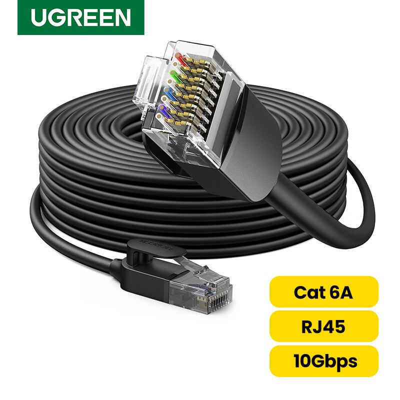 Cat 6 U/UTP Lan Cable 50m (Black)