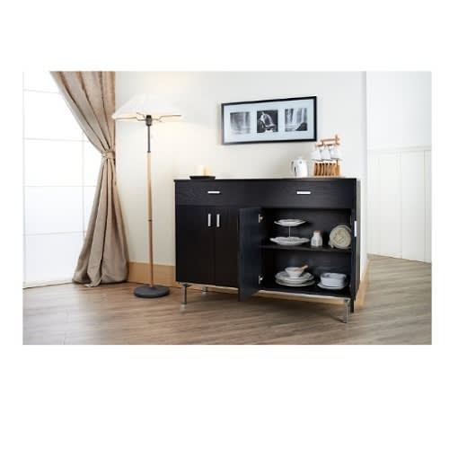 Sadia Contemporary Buffet & Dining Server-Black