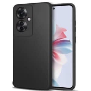 Silicon Back Case For Oppo Reno 11f - Black
