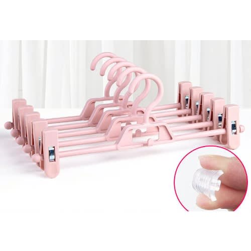 Multipurpose 5 Pieces Pants - Trousers- Skirt Stackable Hangers