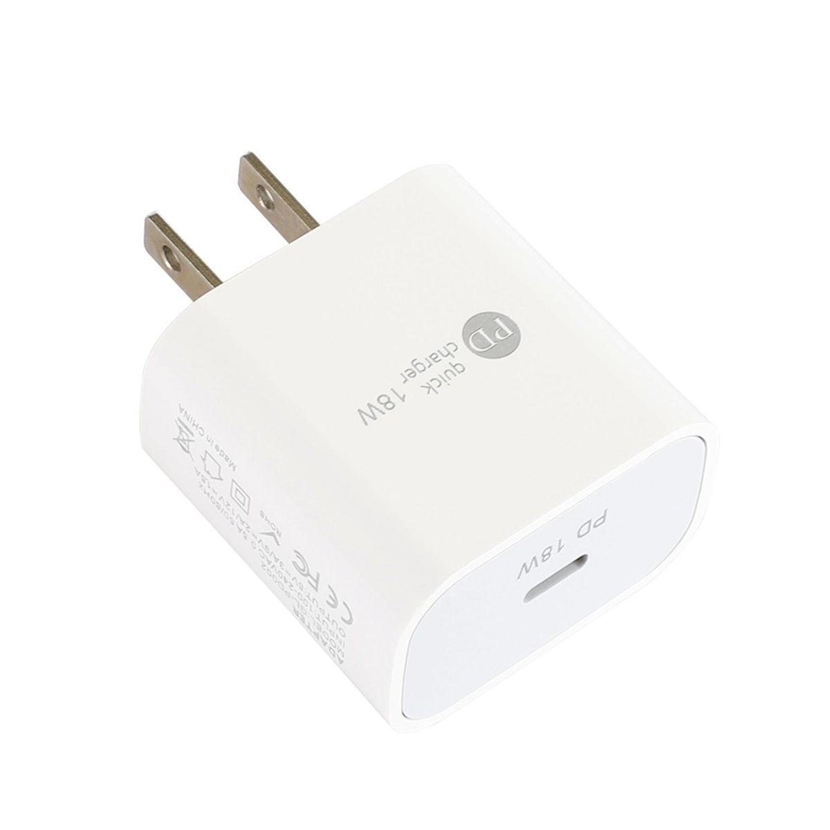 18W Quick PD Charger Adapter Fast Charging Travel Chargers Replacement for i-Phone