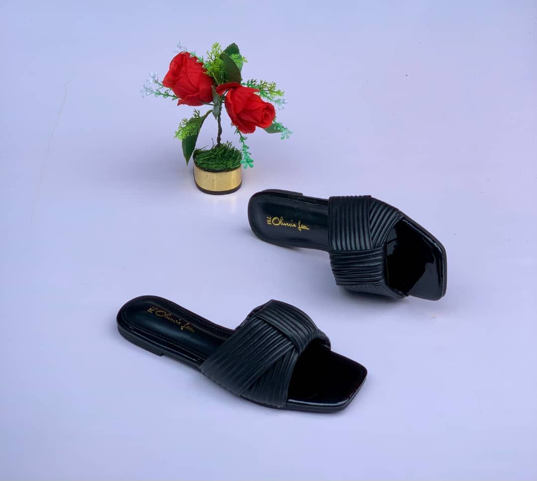 Summer New Word  Slippers For Women Black