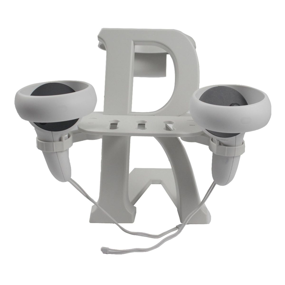 VR Stand Headset Controllers Holder For   Quest  Valve White