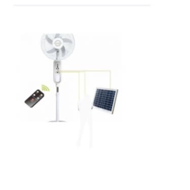 Renewed 16" Rechargeable Standing Fan With  + Panel - Drf-2916l