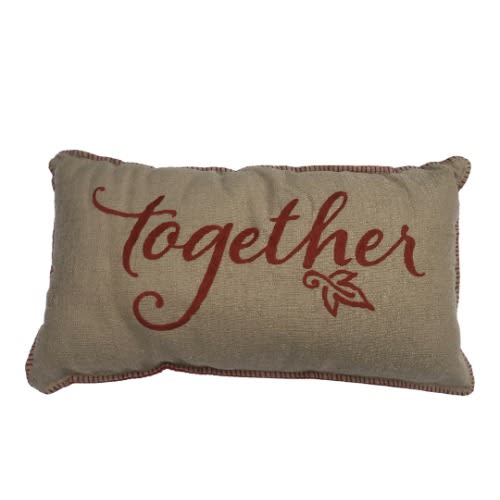 Brentwood Together Harvest Decorative Pillow - 14" X 24"