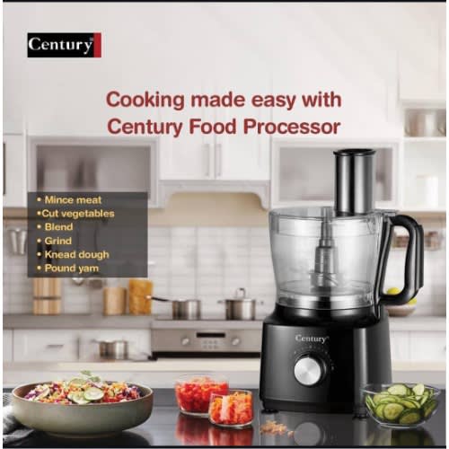 11 In 1 Century Food Processor And Yam Pounder - 1000W
