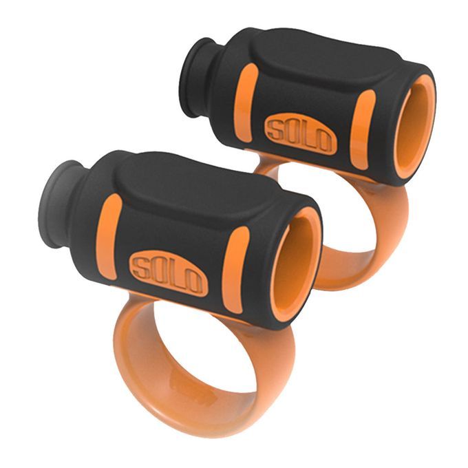 Pair Drum Stick Control Clip Silicone Drumsticks Grip Beginner Orange