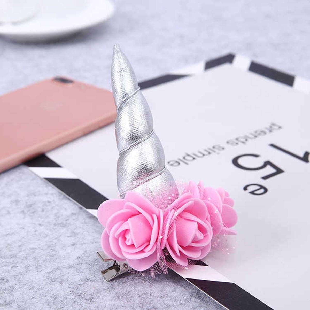 Fancy Dress Up Horse Brow Band Horse Clip Costume Decate Fairytale For Pony Silver (silver)