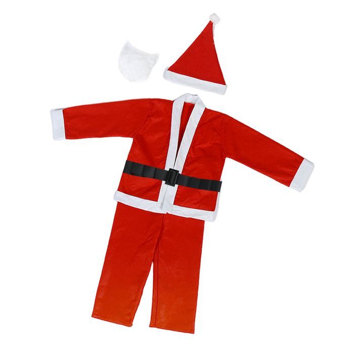 Kids Boy Girl Christmas Costume Outfit Suit Santa Party Clothes Suit