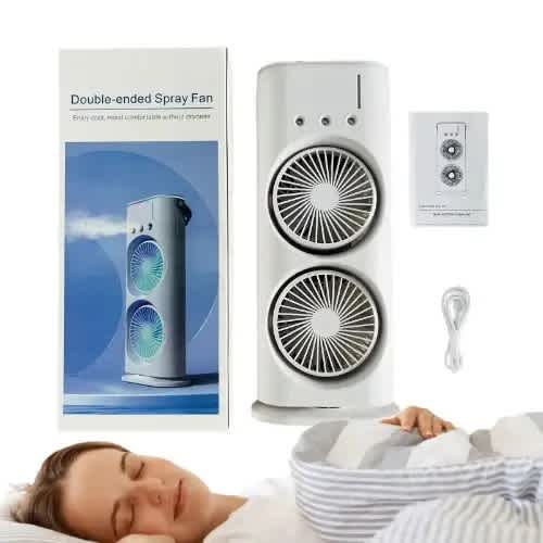 USB Rechargeable Spray Water Mist Fan - 2000mAh