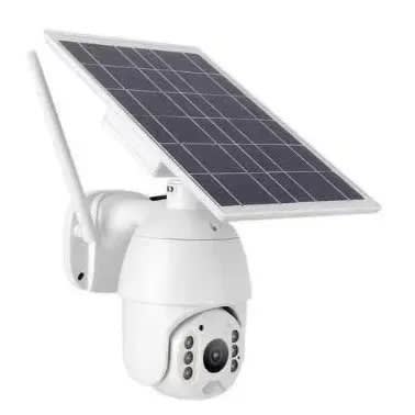 Solar Ptz 5mp Camera White With Day And Night Color -4g 2 Pcs