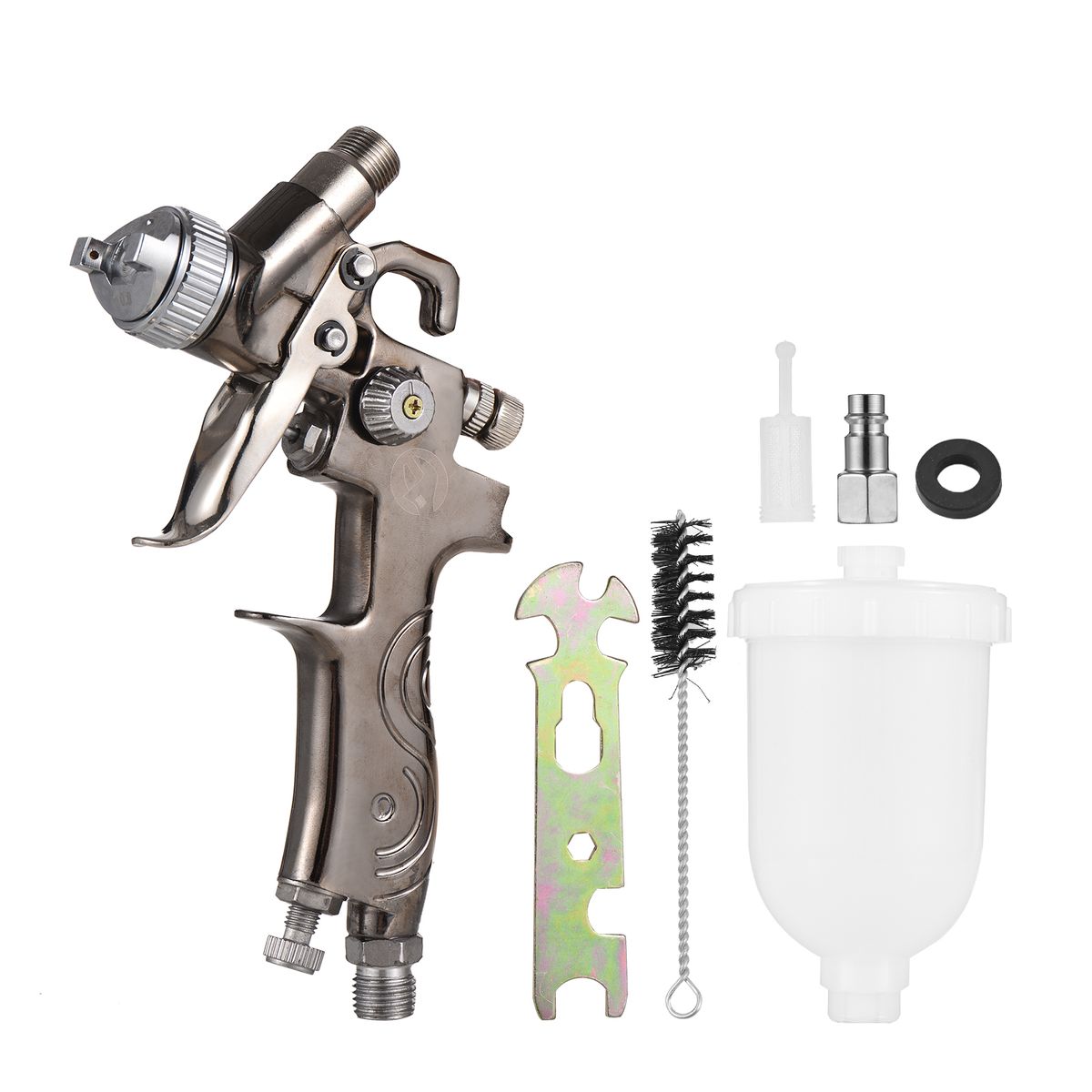 LVMP Gravity Feed Air Spray  Mini Paint Spraying  Kit 0.8mm