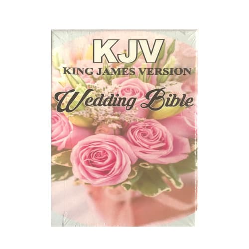 Kjv White Wedding Bible: Leather Cover - white