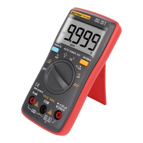 Palm-size True-rms Digital Multimeter 9999 Counts