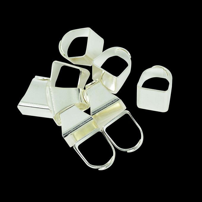 20 Pack Antique Brass Ring Blanks Flat Blank Rings Jewelry Making DIY