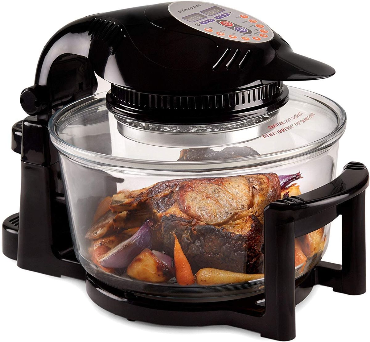 12 Litre Black 1400W Digital Halogen Oven Cooker