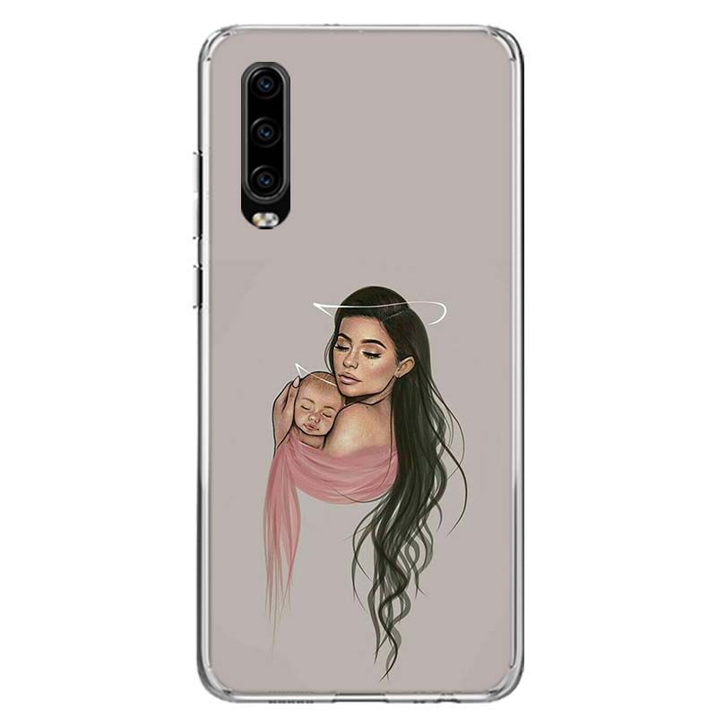 Baby Mom Girls Cover Phone Case For Huawei P40 P30 P20 Mate