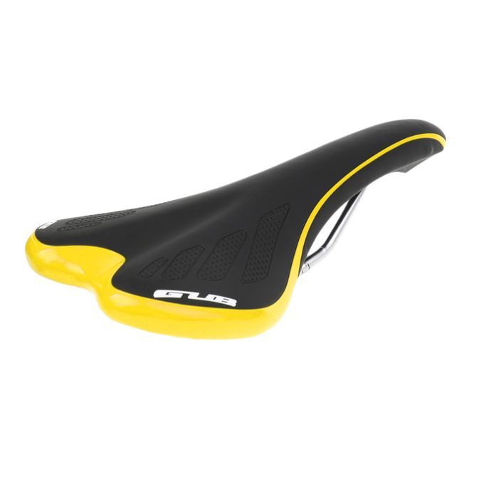 Unisex Bicycle Saddle Cycling MTB Road Bike Front Seat Black Yellow