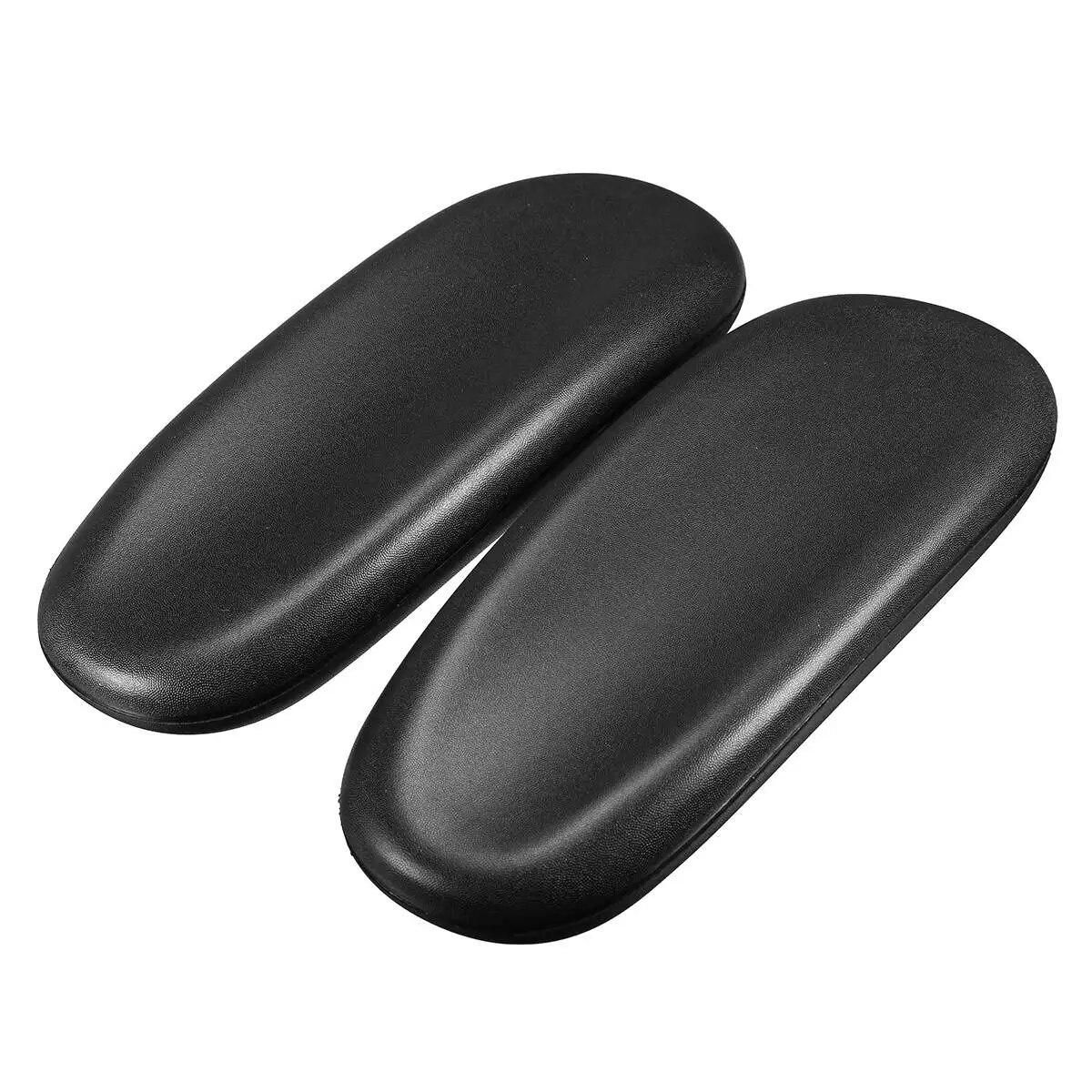 2pcs Chair Armrest Pad Replacement Office Chair Parts Support Arm Cushion Pads 25x9.8x3.6cm