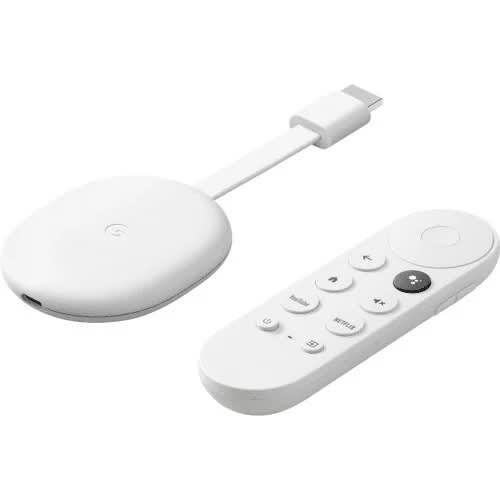 Google Chromecast With Google Tv - 4k - Snow White