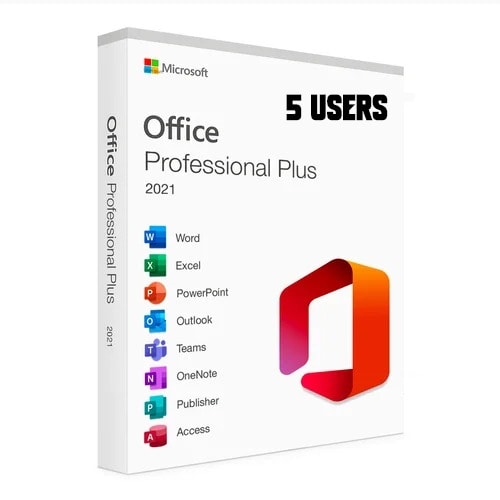 Office 2021 Pro Plus 5 Users
