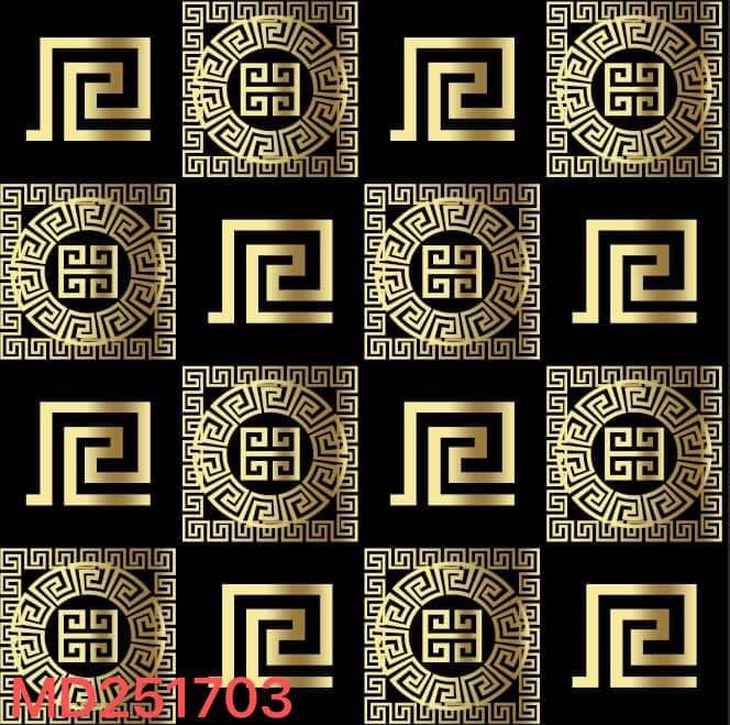 Adore Decor Luxe Edition Black And Gold Design Wallpaper