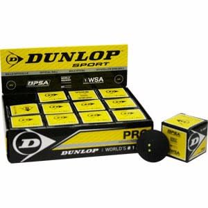Dunlop Pro Squash Balls - Pack Of 12