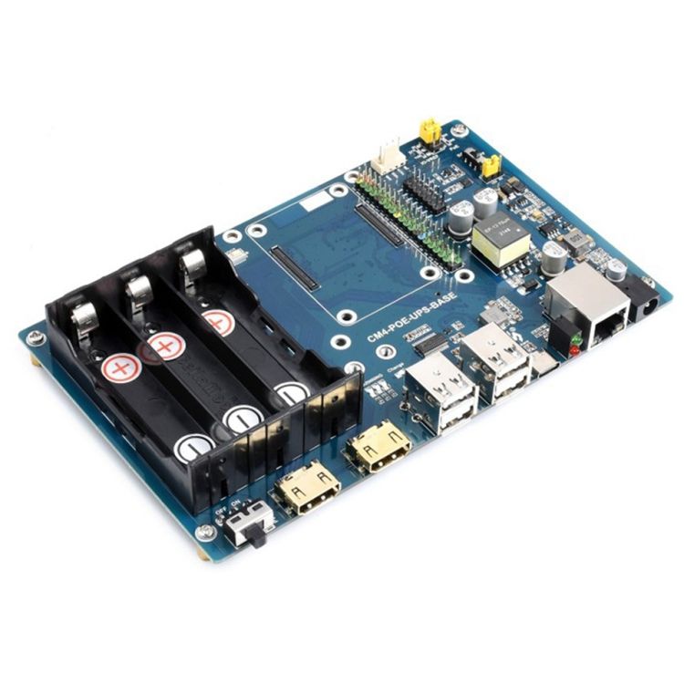 Waveshare PoE UPS Base Board For Raspberry Pi CM4