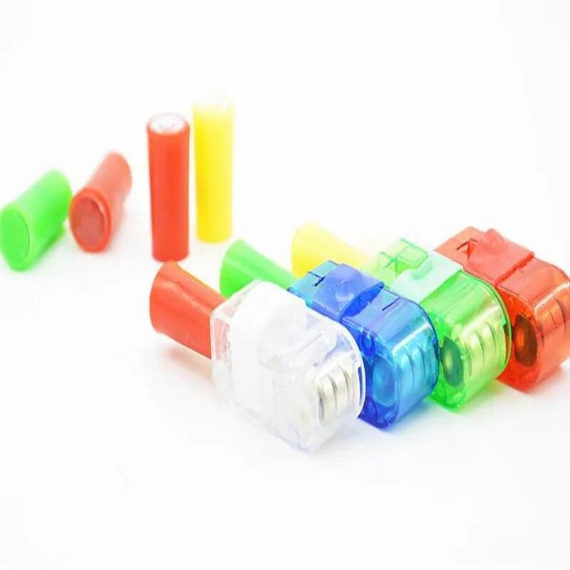 5Pcs LED Finger Lights Glowing Emitting Lamps Kids Children Toys Celebration Festival Party Birthday Decor Glowing Finger Rings