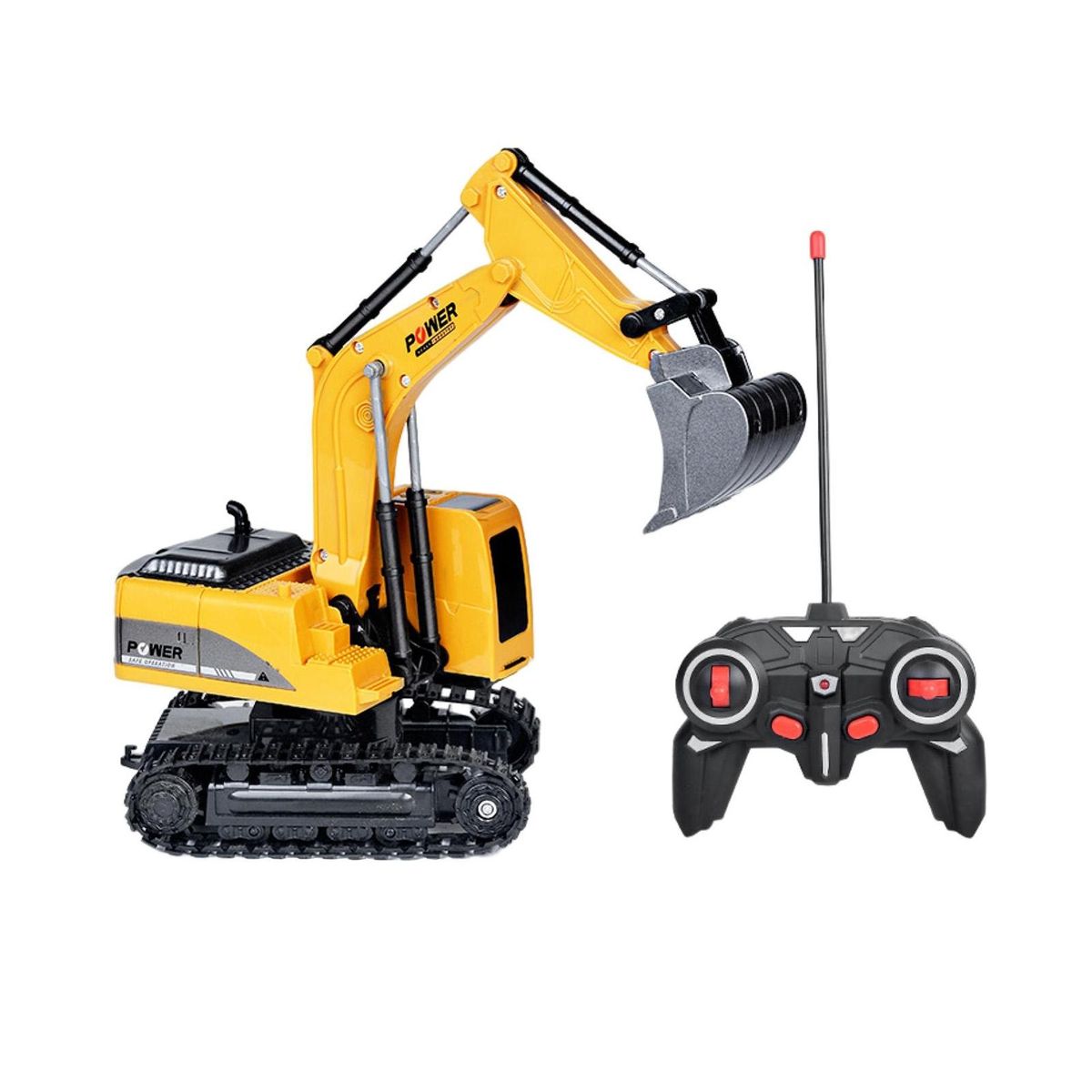 Excavator Remote Control Excavator Children Construction Vehicle Yellow