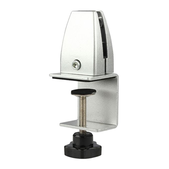 Office Partition Bracket  Clamp Shelf Panel Cubicle Silver