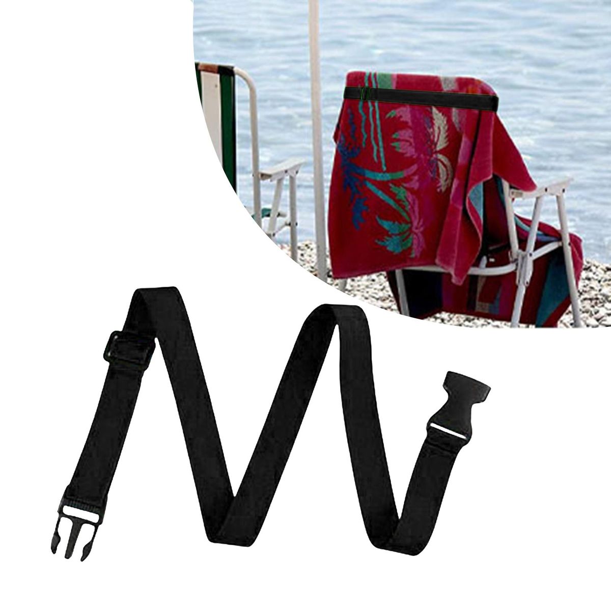Beach Towel Bands Clamp Elastic Chair Clips For