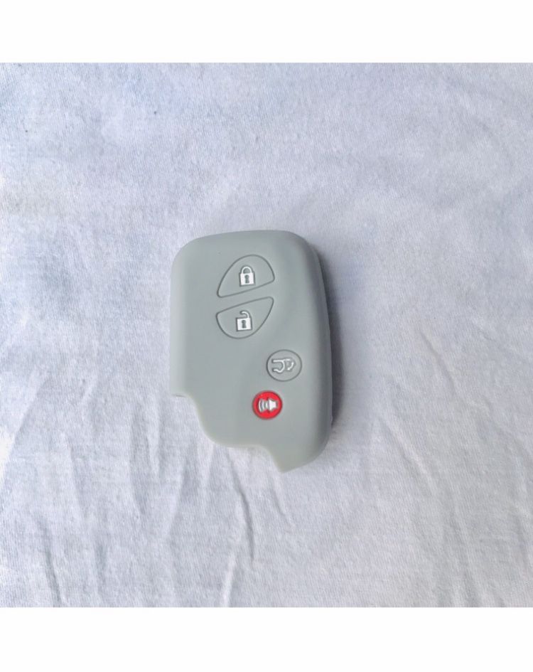 Lexus Silicon Remote Key Case Cover Gray