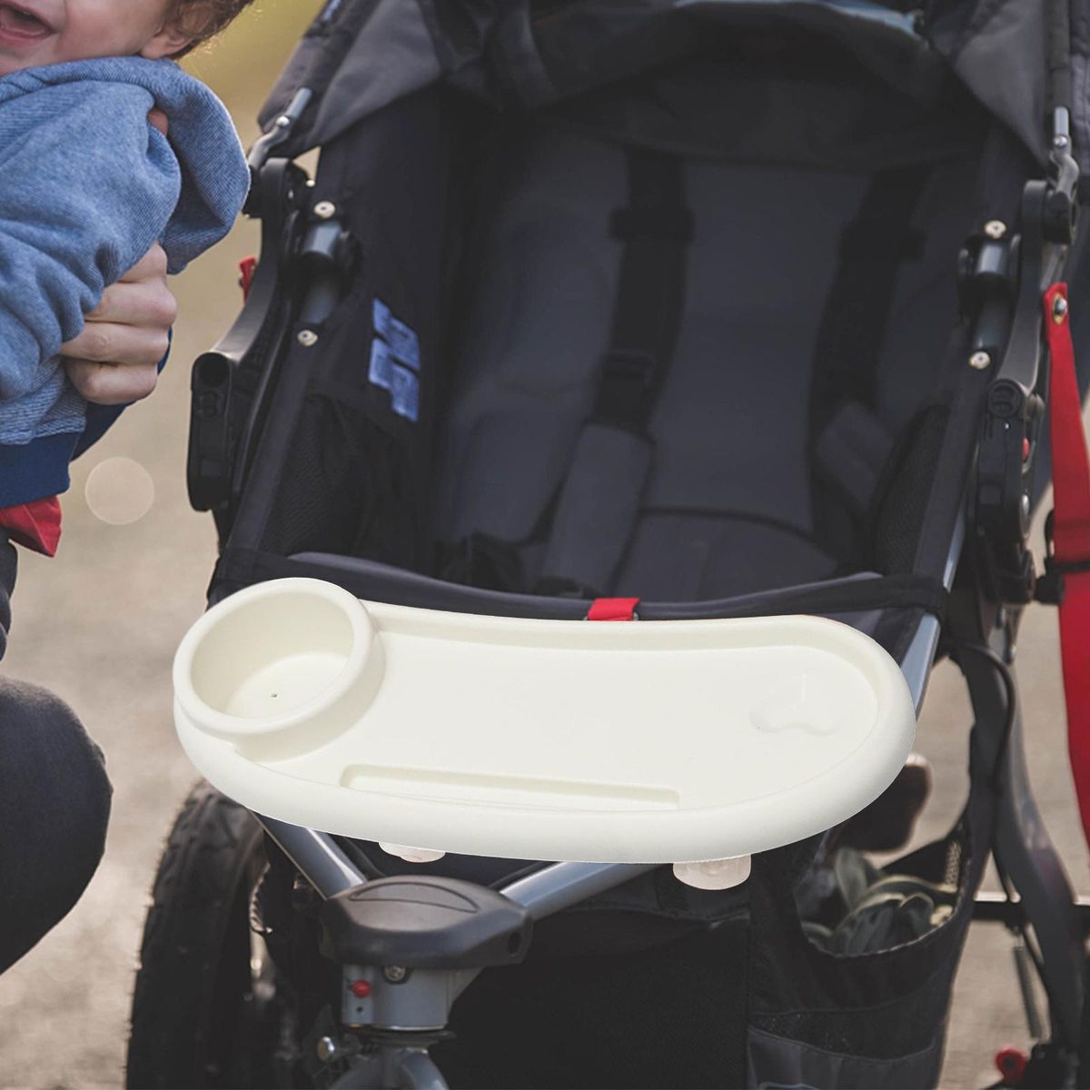 Baby  Tray Dinner Table Snack Tray White