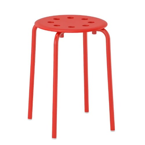 Marius Stool -45 Cm - Red
