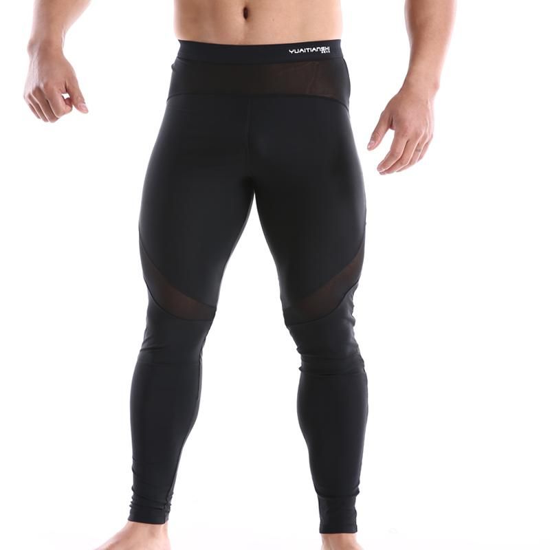 Sports Mesh Men's Compression Trousers Trousers Fitness Bodybuilder