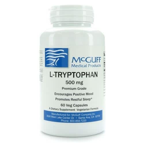 L-tryptophan 500mg Vegicaps - 60 Capsules