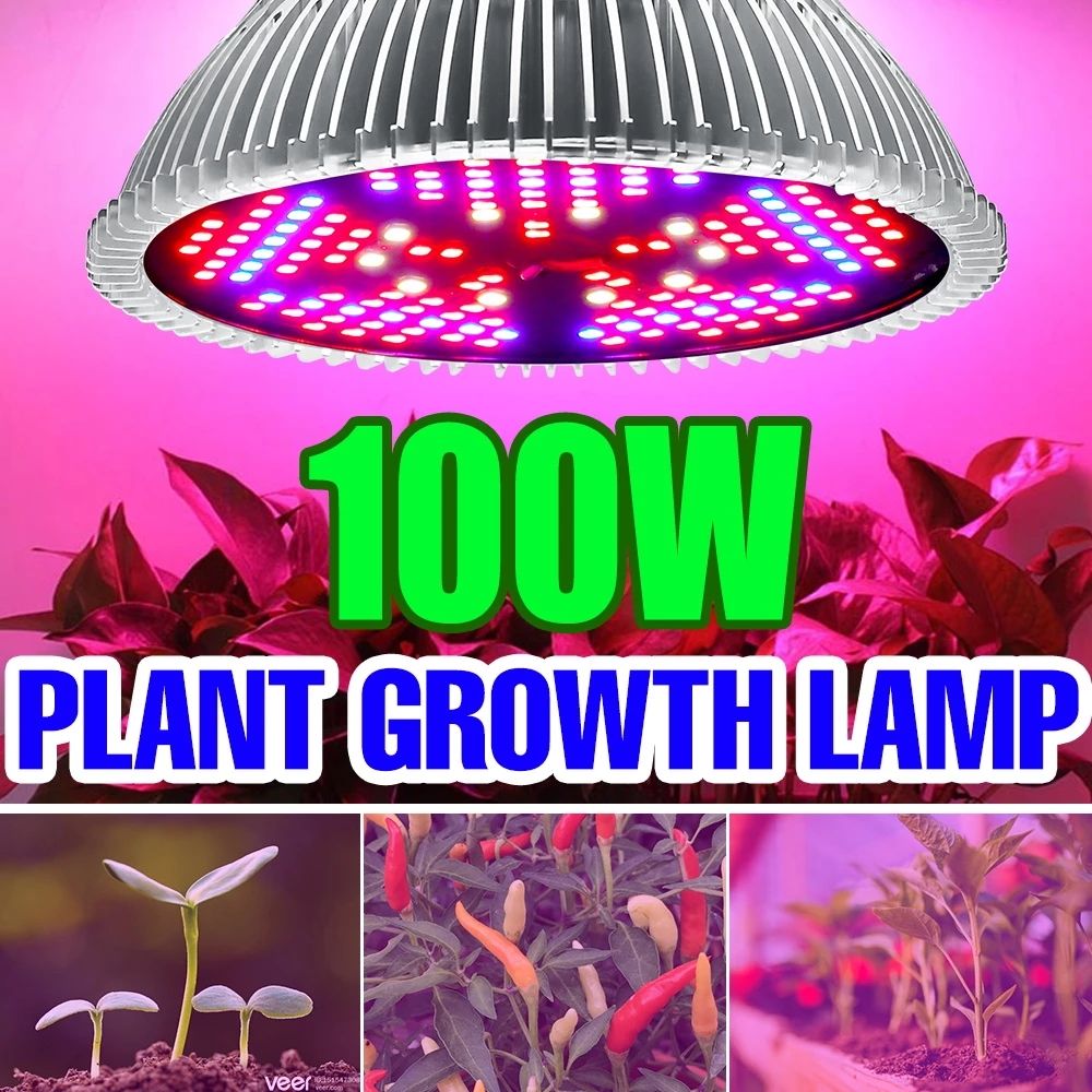 LED Phyto Grow Light Full Spectrum Phytolamp E27 Plant Bulb For Greenhouse Flower Seeds