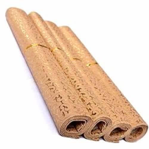 4Pcs Trendy Meal Mat - Gold