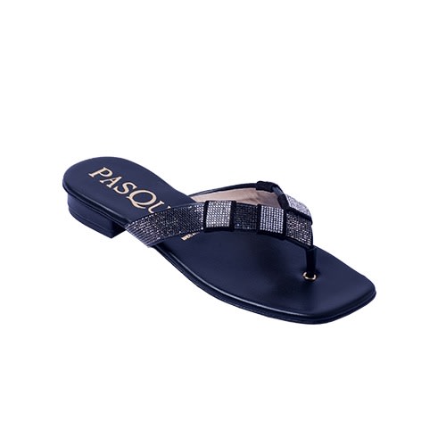 Pasquini Flat Women Slippers - Black