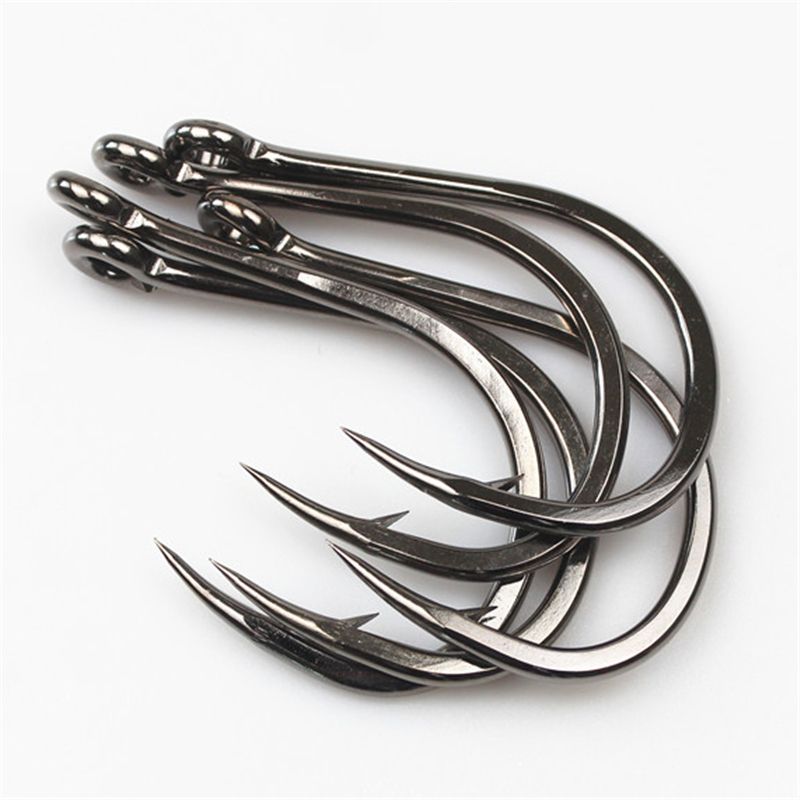 40pcs/lot Iron Plate Hooks Deep Sea Fishhook Ship Fishing A