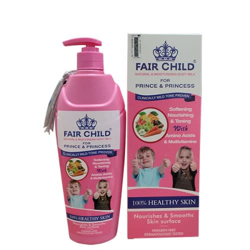 Fair Child Natural  Moisturizing Body Milk With Amino Acids  Multivitamins - 400ml